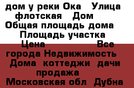 дом у реки Ока › Улица ­ флотская › Дом ­ 36 › Общая площадь дома ­ 60 › Площадь участка ­ 15 › Цена ­ 1 300 000 - Все города Недвижимость » Дома, коттеджи, дачи продажа   . Московская обл.,Дубна г.